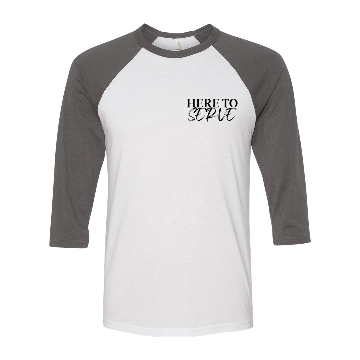 Here to Serve Raglan T-Shirt