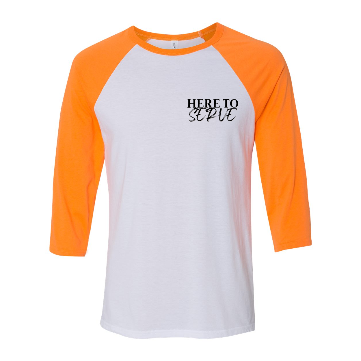 Here to Serve Raglan T-Shirt