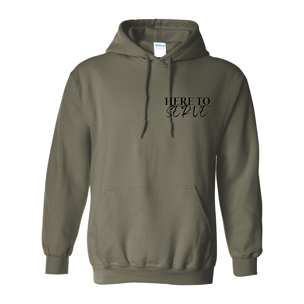 Here to Serve "Pocket" Hoodie