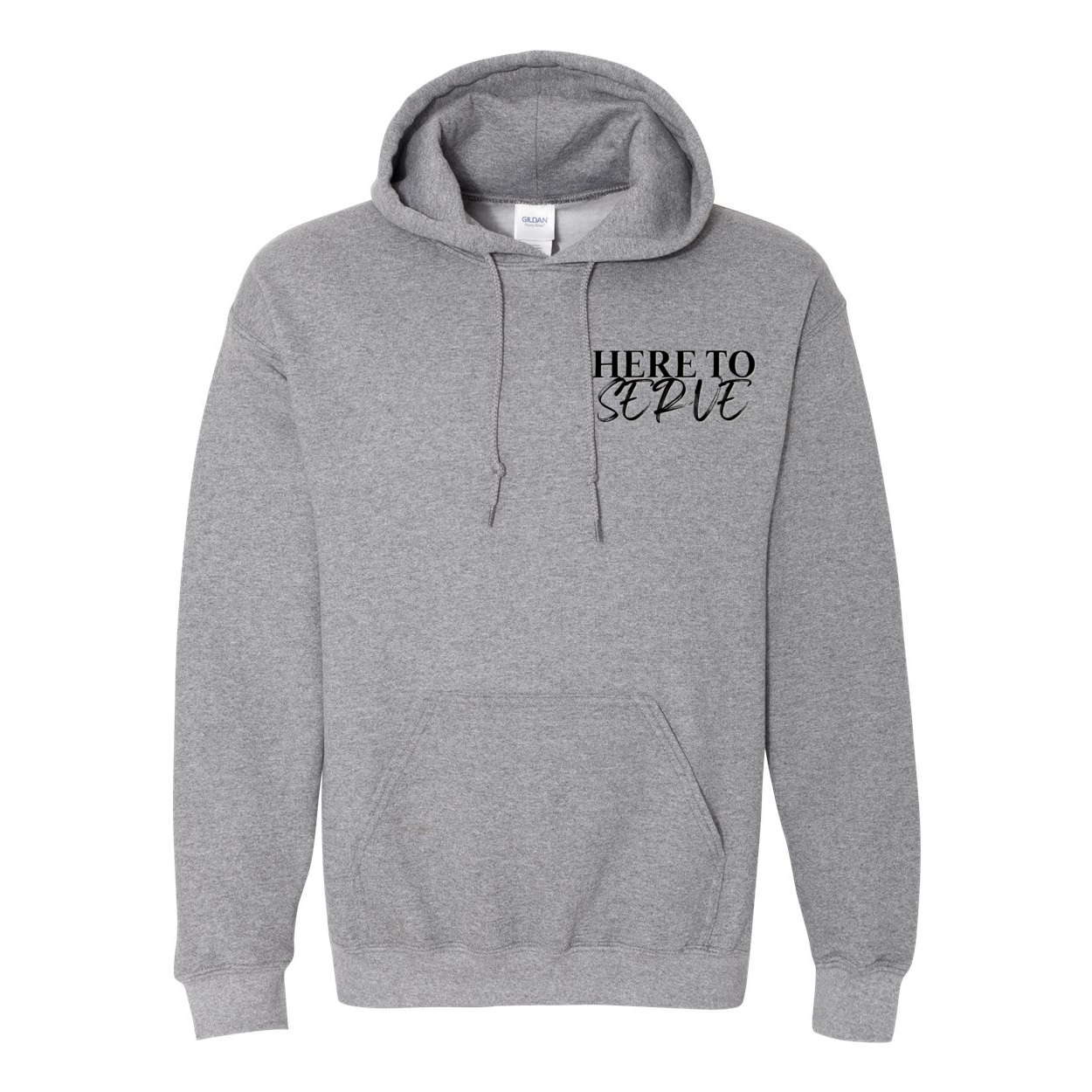 Here to Serve "Pocket" Hoodie