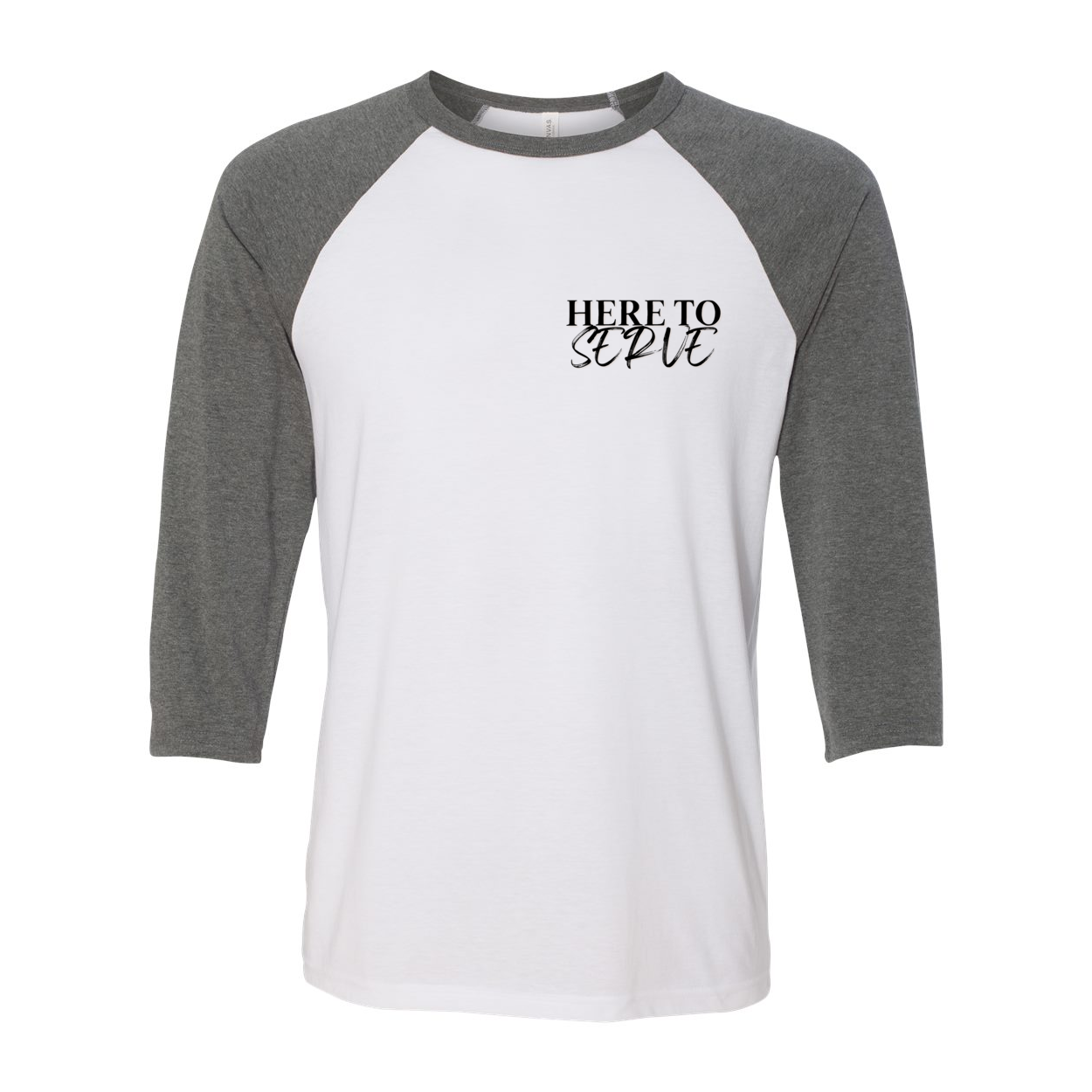 Here to Serve Raglan T-Shirt