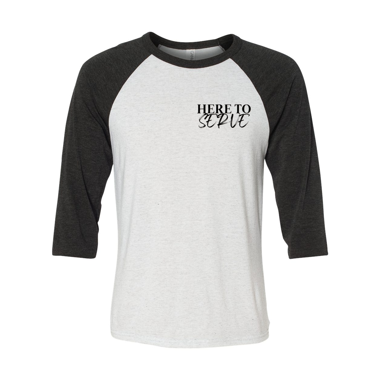Here to Serve Raglan T-Shirt
