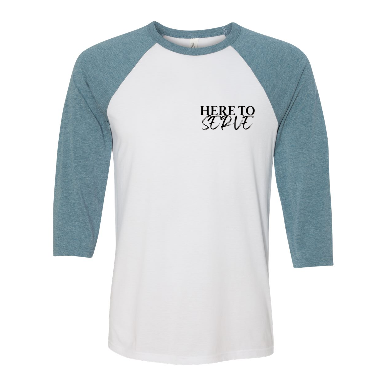 Here to Serve Raglan T-Shirt