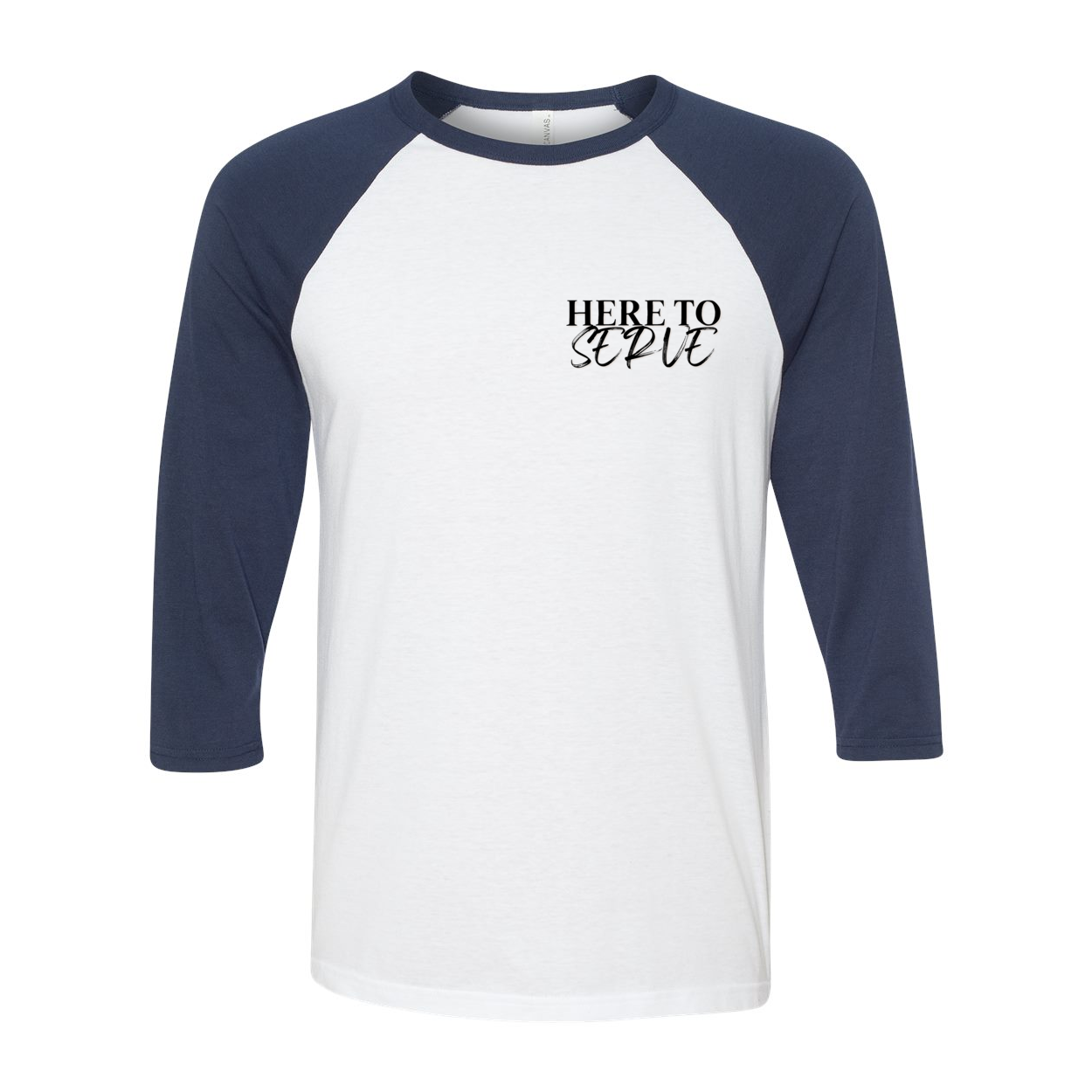 Here to Serve Raglan T-Shirt