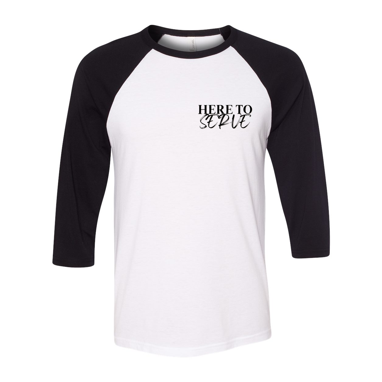 Here to Serve Raglan T-Shirt